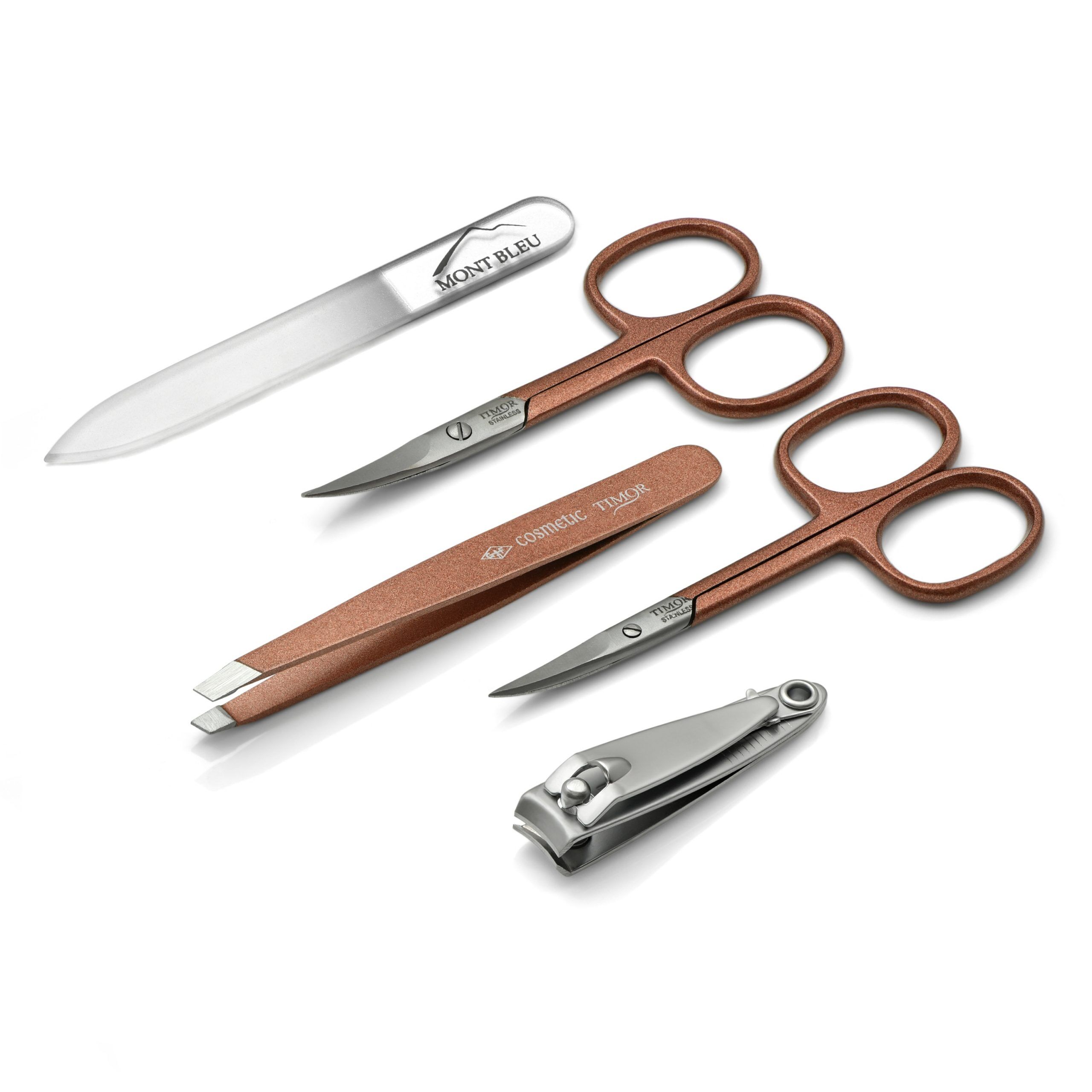 Giesen & Forsthoff's Timor 5-piece Manicure Set in Leather Case