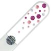 Mont Bleu Large Glass Nail File with crystals W-B