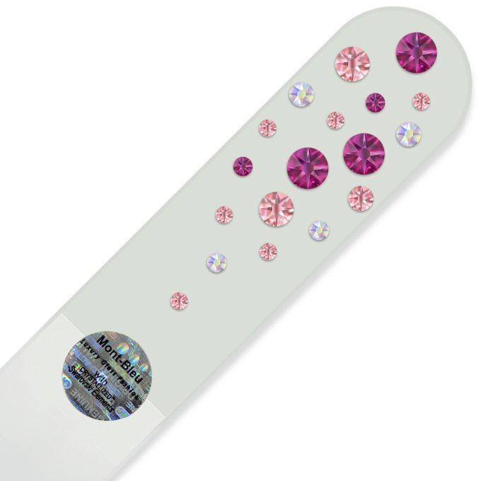 Mont Bleu Large Glass Nail File with crystals WW-B