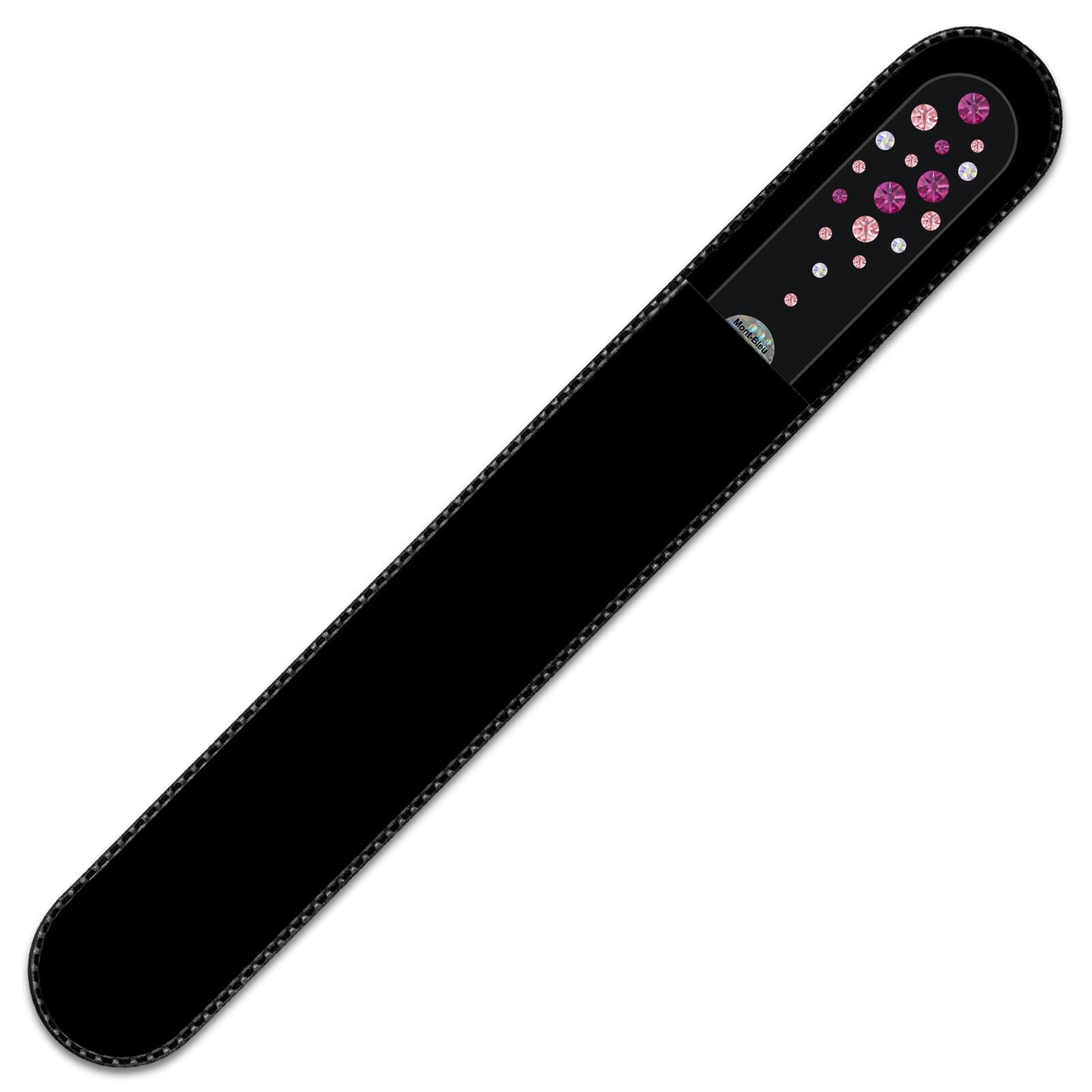 Mont Bleu Large Glass Nail File with crystals WB-B