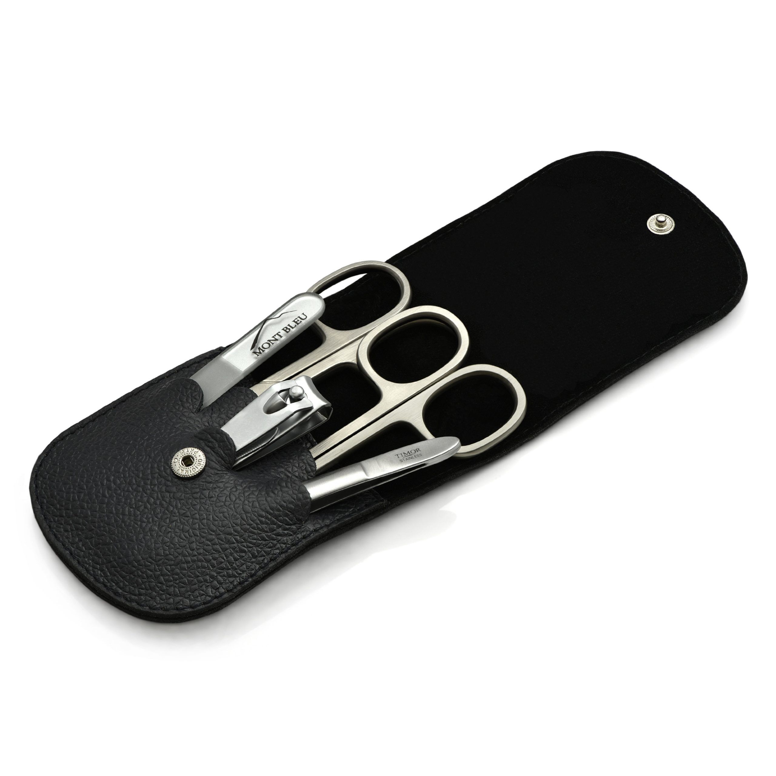 Giesen & Forsthoff's Timor 5-piece Manicure Set in Dark Blue Leather ...