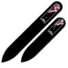 Set of 2 Czech Glass Nail Files with crystals B-MS