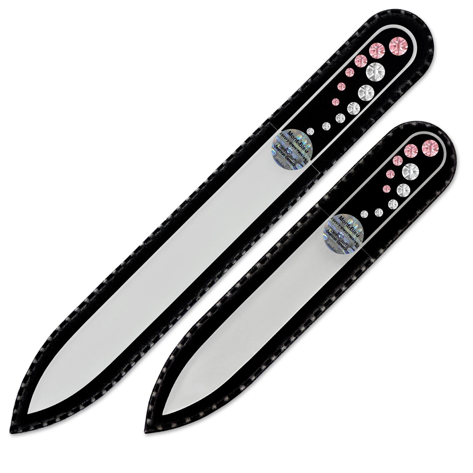 2-piece Nail File Set with Crystals for Women CO-MS