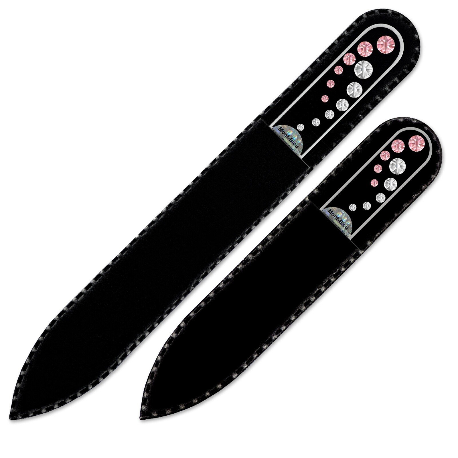 2-piece Nail File Set with Crystals for Women CO-MS