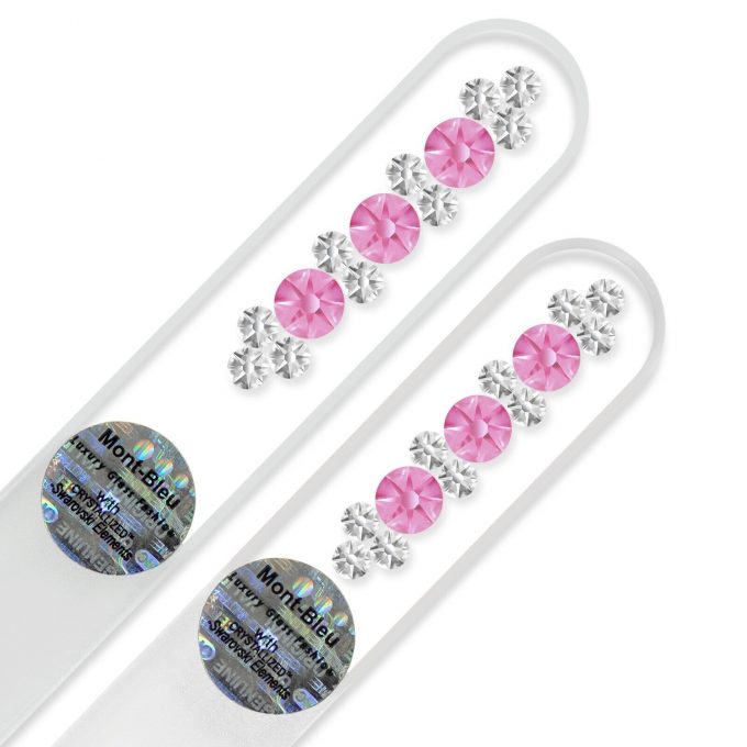 2-piece set with Hand Decorated Crystal Nail Files OR-MS