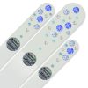 Set of 3 White Crystal Nail Files with crystals WW-BMS