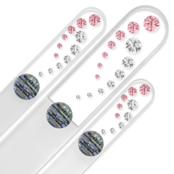 3-piece Nail File Set with Crystals for Women CO-BMS