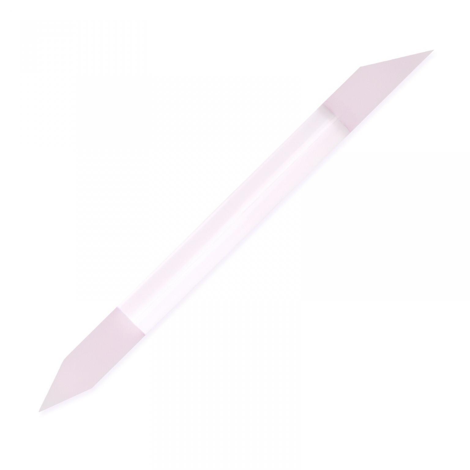 Dualend glass cuticle pusher for manicure and pedicure Mont bleu Store