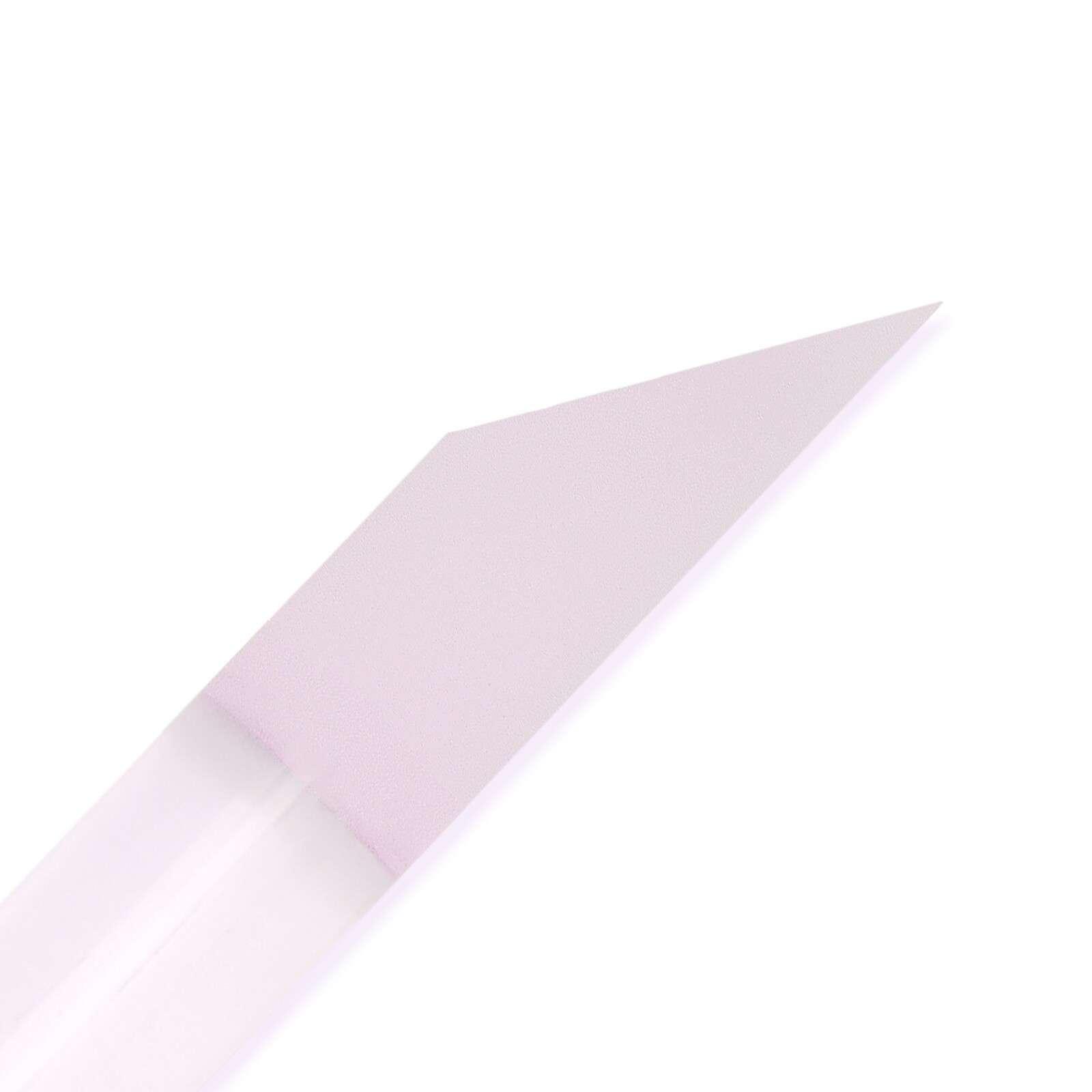 Dual-end glass cuticle pusher for manicure and pedicure