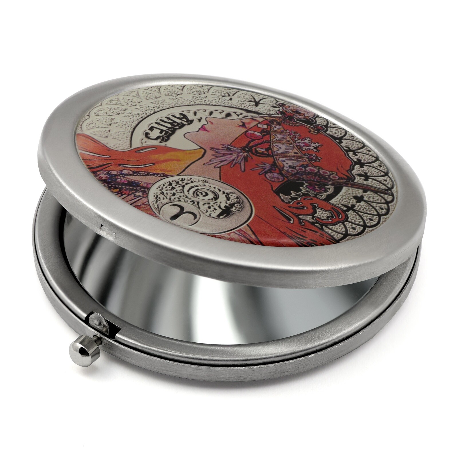 12 Zodiac Signs Compact Mirror