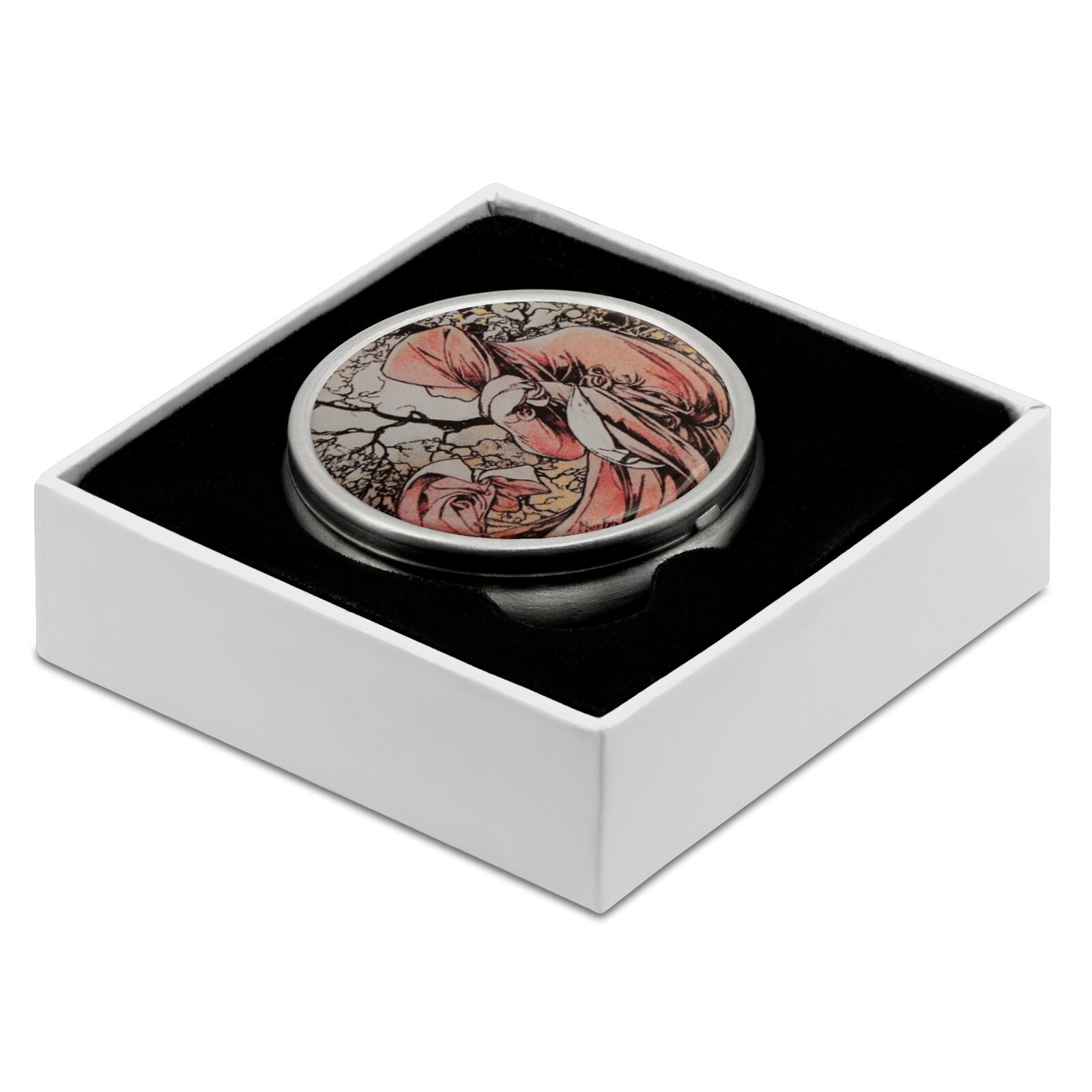 Pill Box with Four Seasons Designs Pill Box with Four Seasons Designs