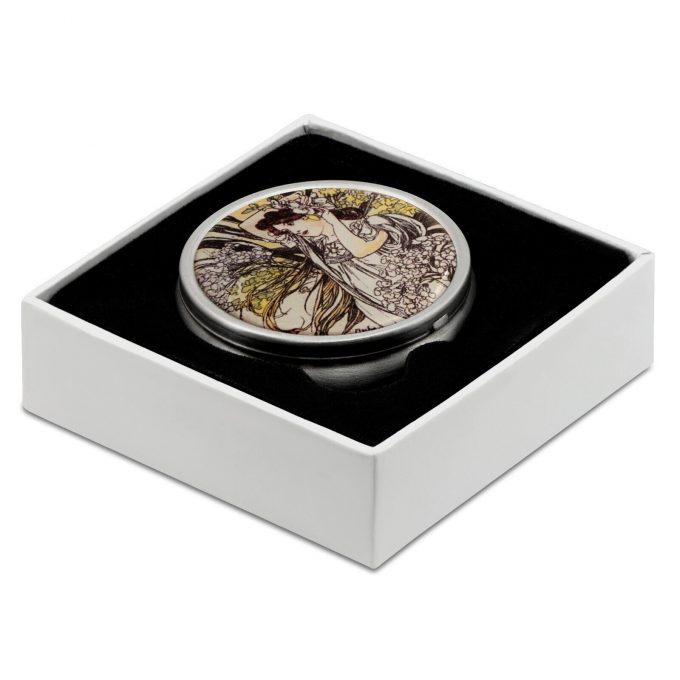 Pill Box with Four Seasons Designs