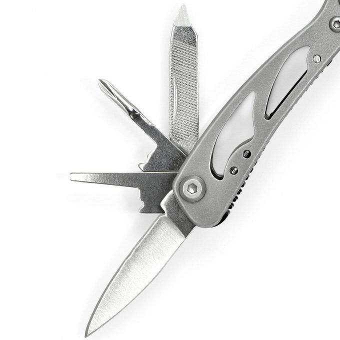 Giesen & Forsthoff's Timor Stainless Steel Mini Multitool with 9 Tools from Solingen, Germany