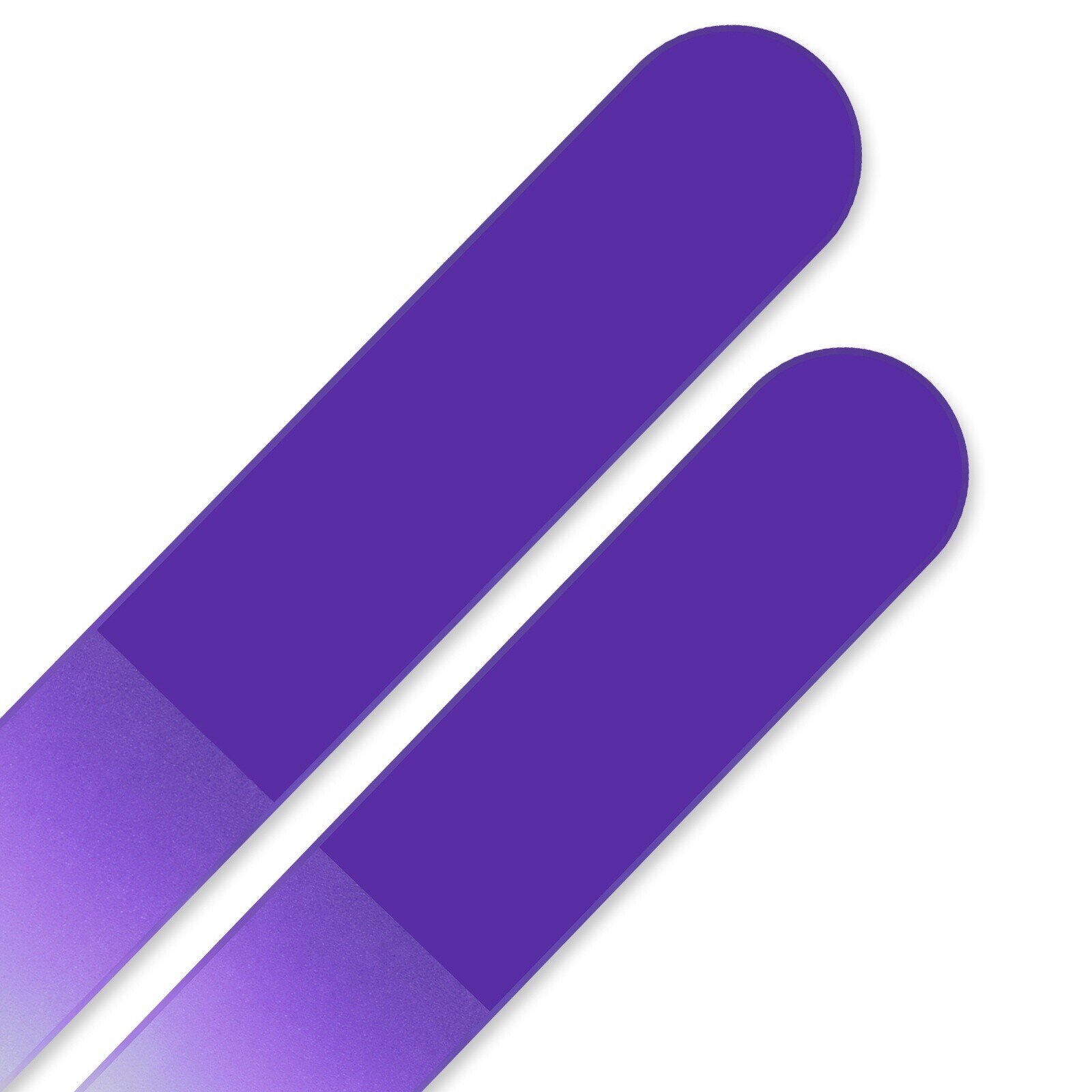 Set of 2 Color Glass Nail Files, Hand made of Czech tempered glass C-MS Set of 2 Color Glass Nail Files, Hand made of Czech tempered glass C-MS