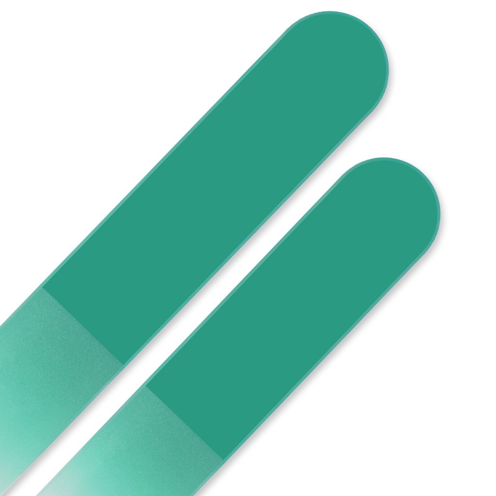 Set of 2 Color Glass Nail Files, Hand made of Czech tempered glass C-MS Set of 2 Color Glass Nail Files, Hand made of Czech tempered glass C-MS