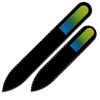 Set of 2 Rainbow Crystal Nail Files, Hand made of Czech tempered glass R-MS9 Set of 2 Rainbow Crystal Nail Files, Hand made of Czech tempered glass R-MS9