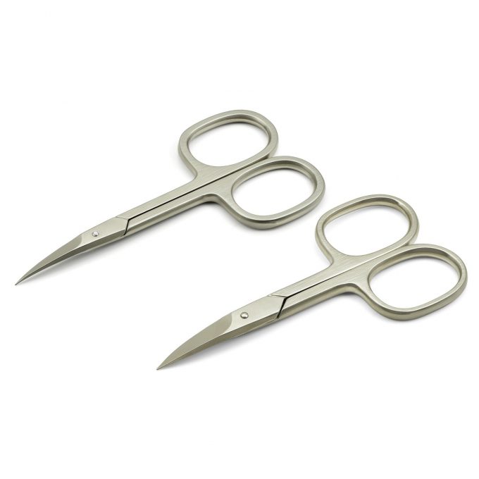 Mont Bleu Zestaw 2 nożyczek: nożyczki do paznokci i nożyczki do skórek, wyprodukowane we Włoszech, naostrzone w Solingen