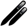 Set of 2 Czech Color Glass Nail Files with crystals BC-MS