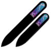 A set of 2 Glass Nail Files with Swarovski crystals WAC-MS