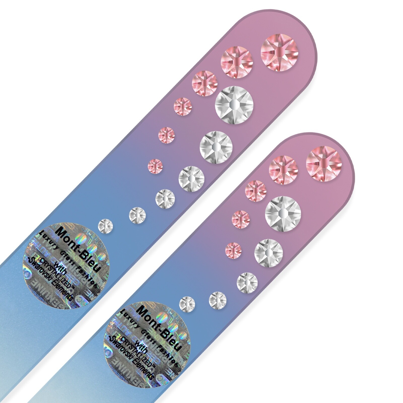 2-piece Nail File Set with Crystals for Women COC-MS