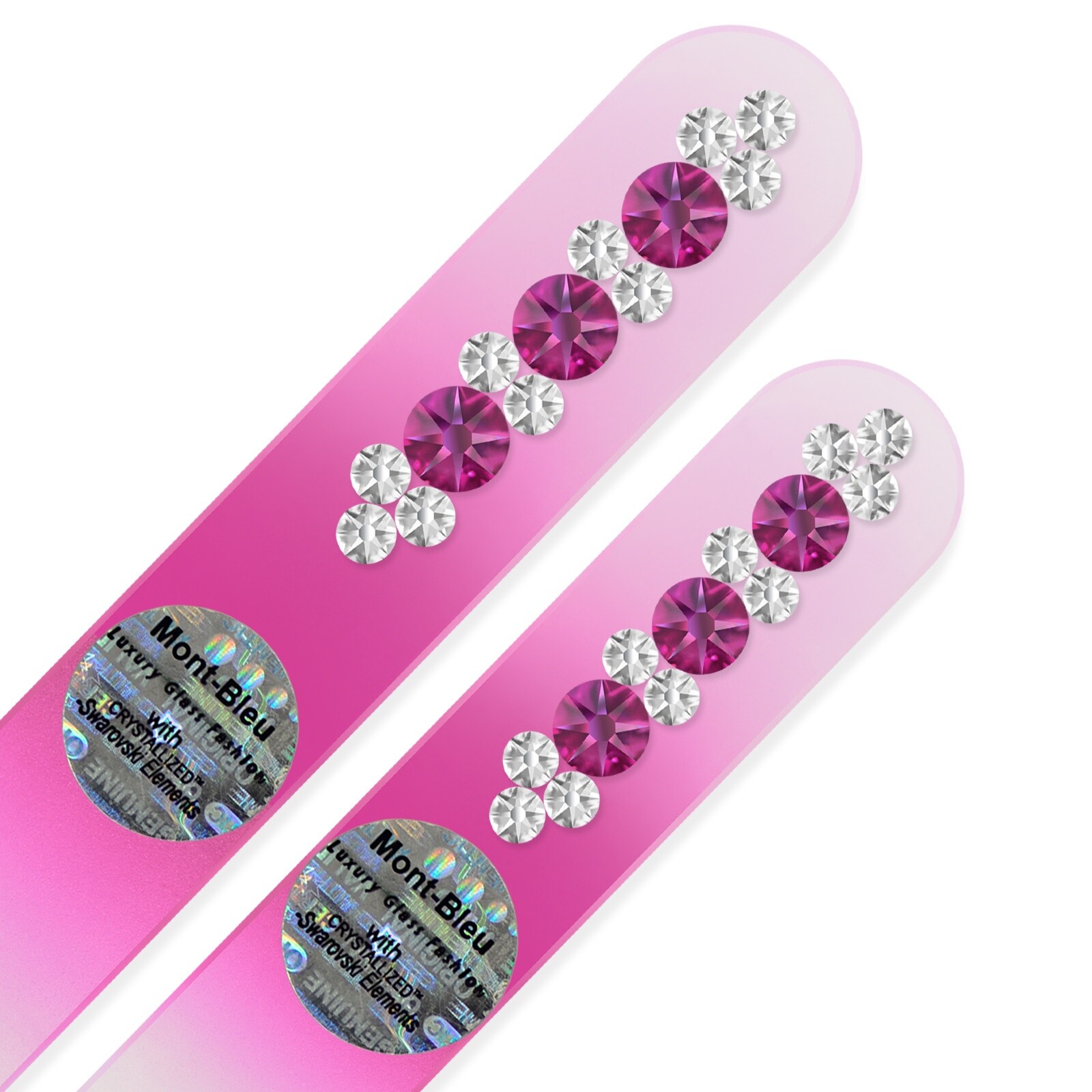 2-piece set with Hand Decorated Crystal Nail Files ORC-MS - Mont bleu Store