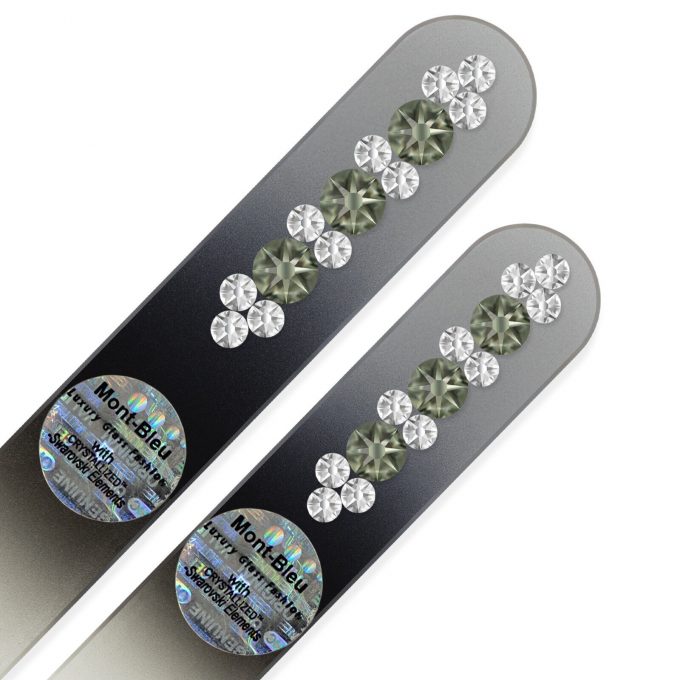 2-piece set with Hand Decorated Crystal Nail Files ORC-MS