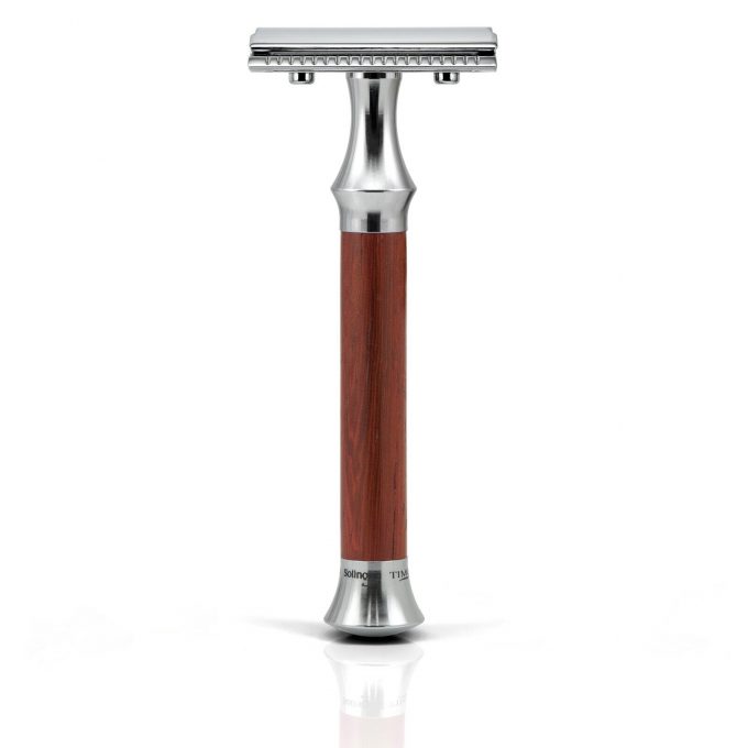 Giesen & Forsthoff's Timor 1363 Closed Comb Safety Razor, Padouk wood | VINTAGE EDITION