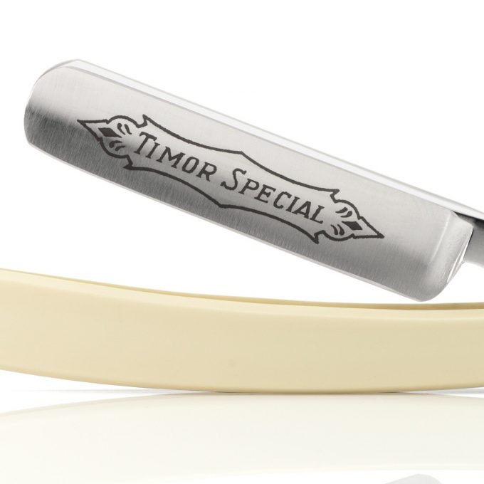 Giesen & Forsthoff's Timor Special 6/8" Straight Razor with Ivory-colored Handle