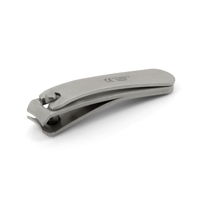 Otto Herder Small Bent Nail Clippers, Stainless Steel, made in Germany
