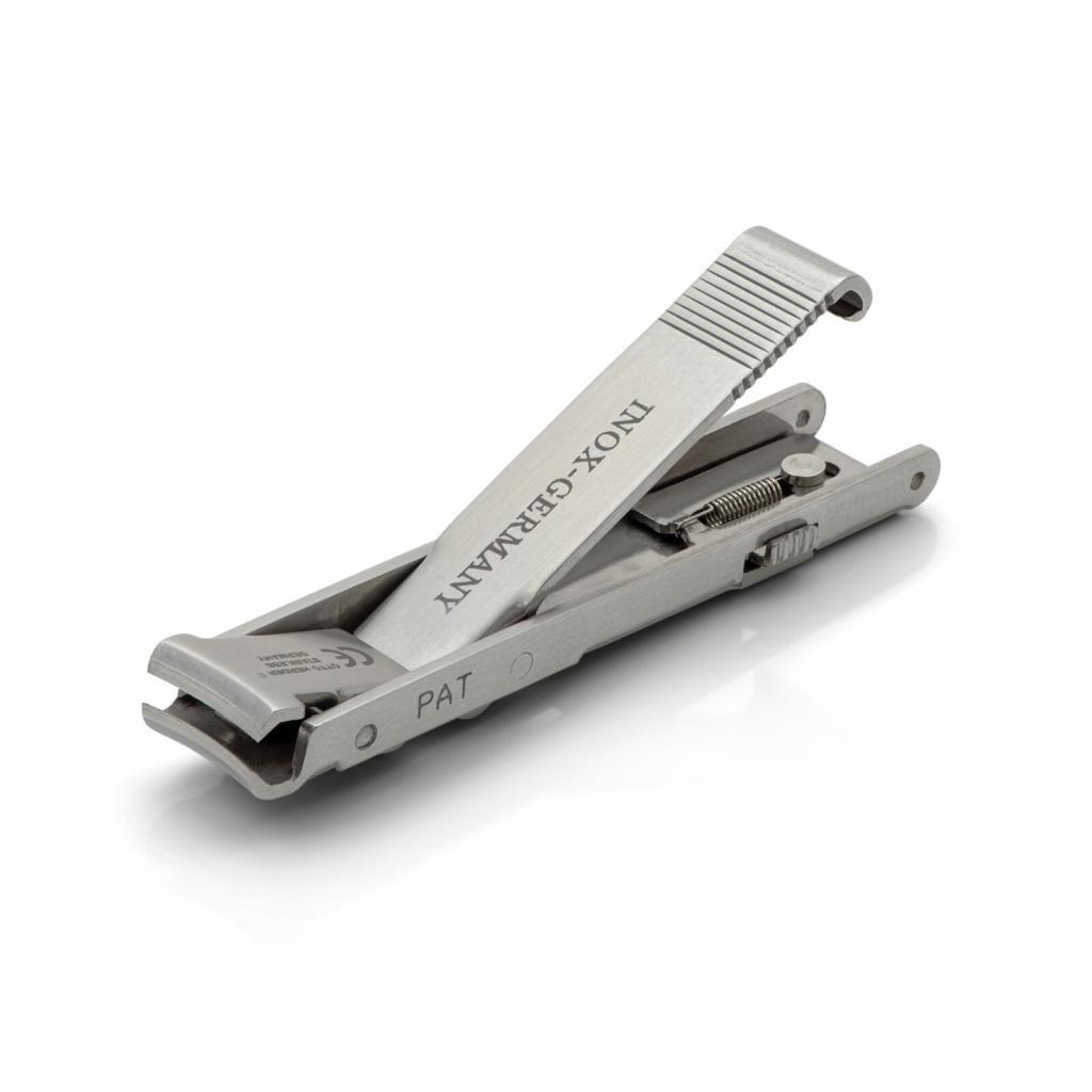 Otto Herder Folding Travel Nail Clippers, Stainless Steel, made in