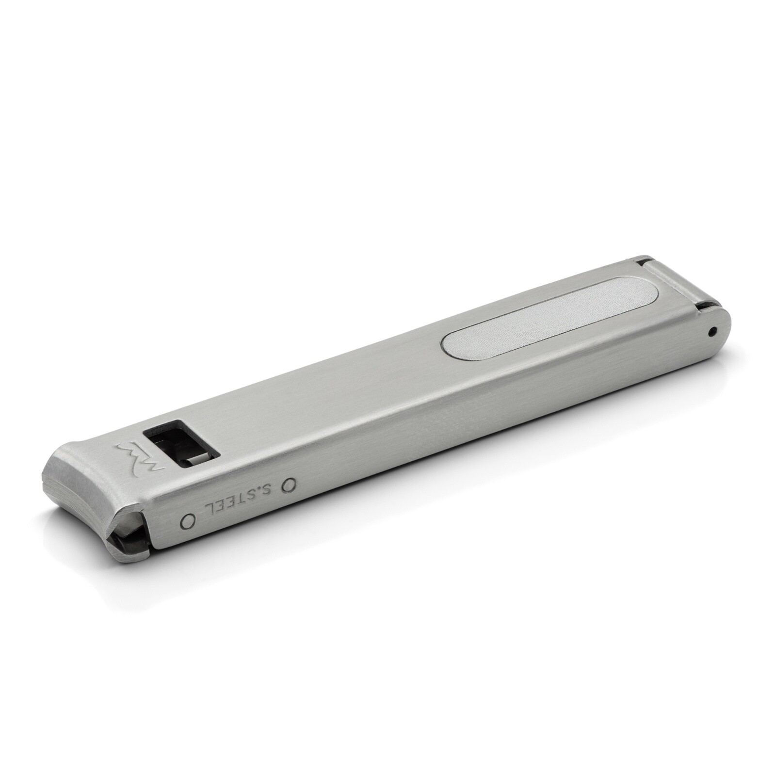 Otto Herder Folding Large Travel Nail Clippers, TSA friendly, Stainless Steel, made in Germany