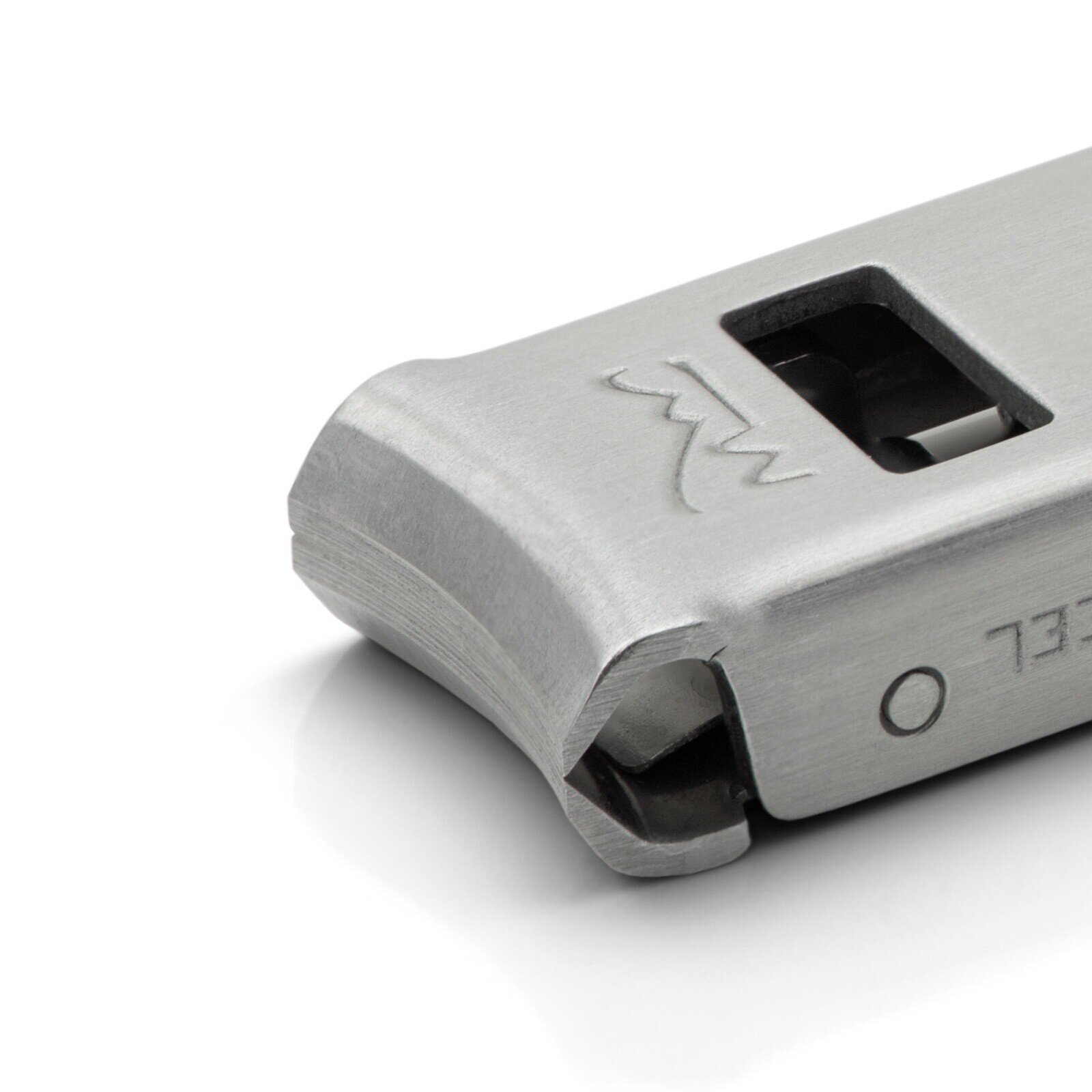 Otto Herder Folding Large Travel Nail Clippers, TSA friendly, Stainless Steel, made in Germany