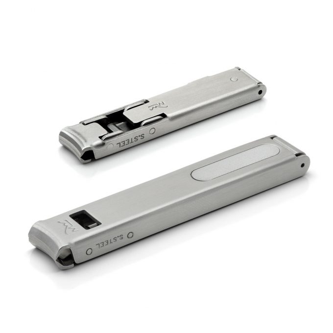 Otto Herder Set of 2 Folding Travel Nail Clippers, Stainless Steel, made in Germany