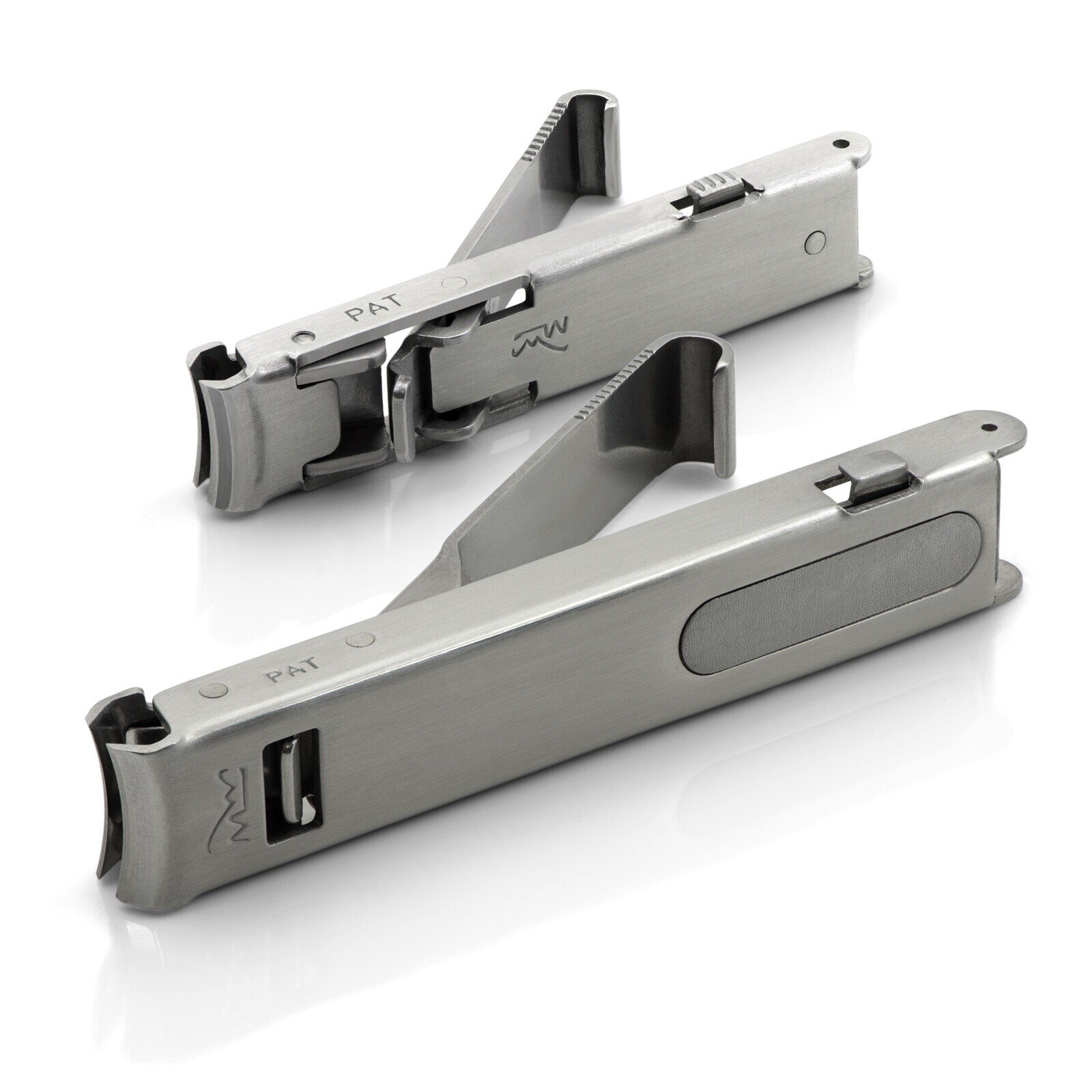 Otto Herder Set of 2 Folding Travel Nail Clippers, Stainless Steel, made in Germany Otto Herder Set of 2 Folding Travel Nail Clippers, Stainless Steel, made in Germany