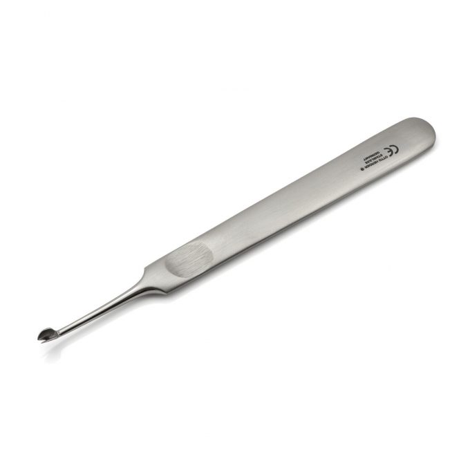 Otto Herder Cuticle Trimmer, Flat, Stainless Steel, made in Germany