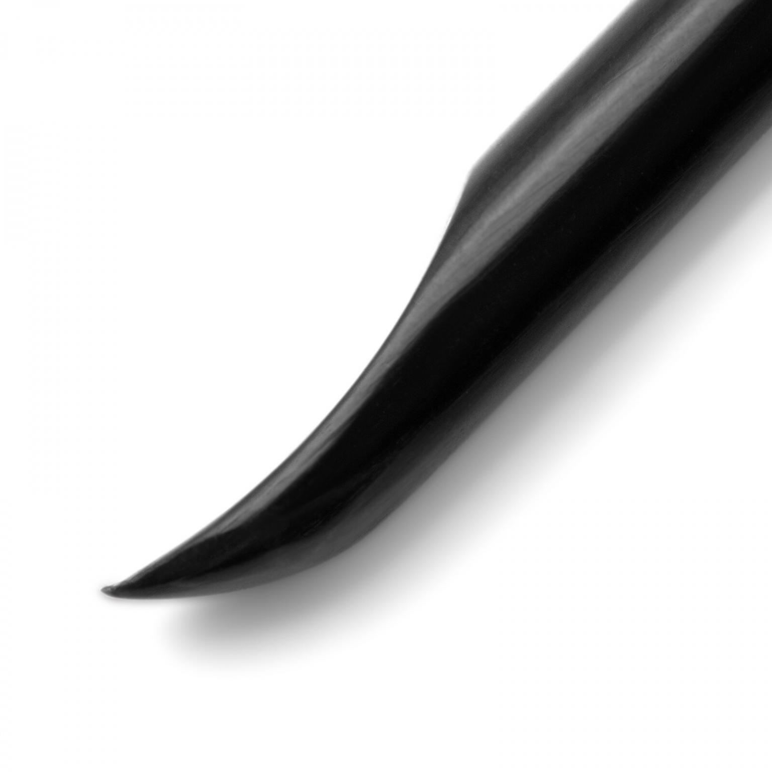 Hans Kniebes Hoof Stick with Rubber end for Manicure, Genuine Horn