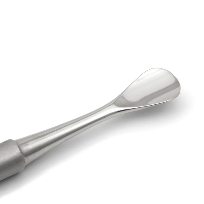 Otto Herder Double Instrument with Cuticle Trimmer & Pusher, Stainless Steel, made in Germany