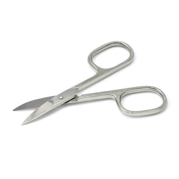 Hans Kniebes Nail Scissors, Nickel Plated Steel, made in Solingen (Germany)