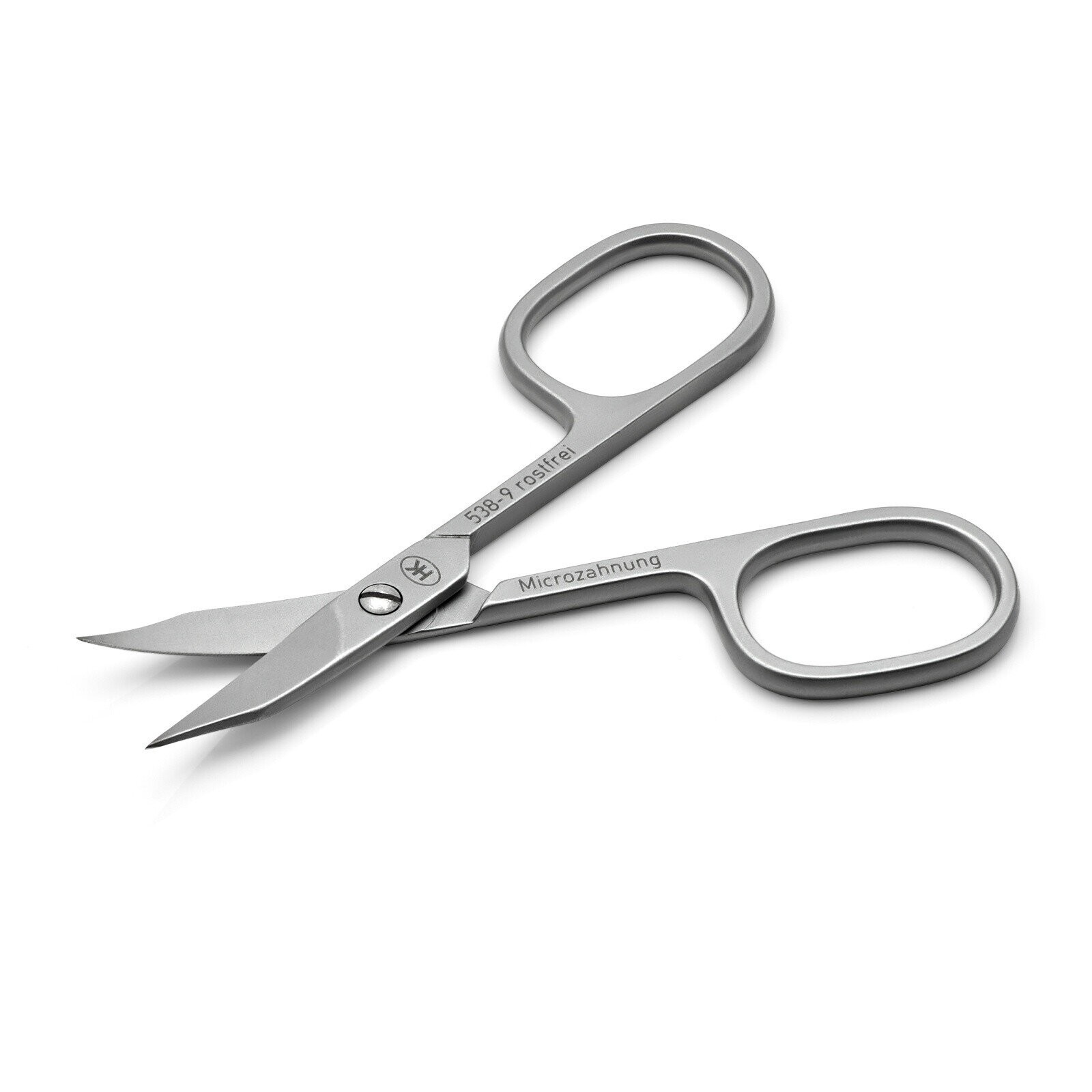 Hans Kniebes 2-in-1 Combination Nail Scissors with tower tip blades for Cuticles, Stainless Steel