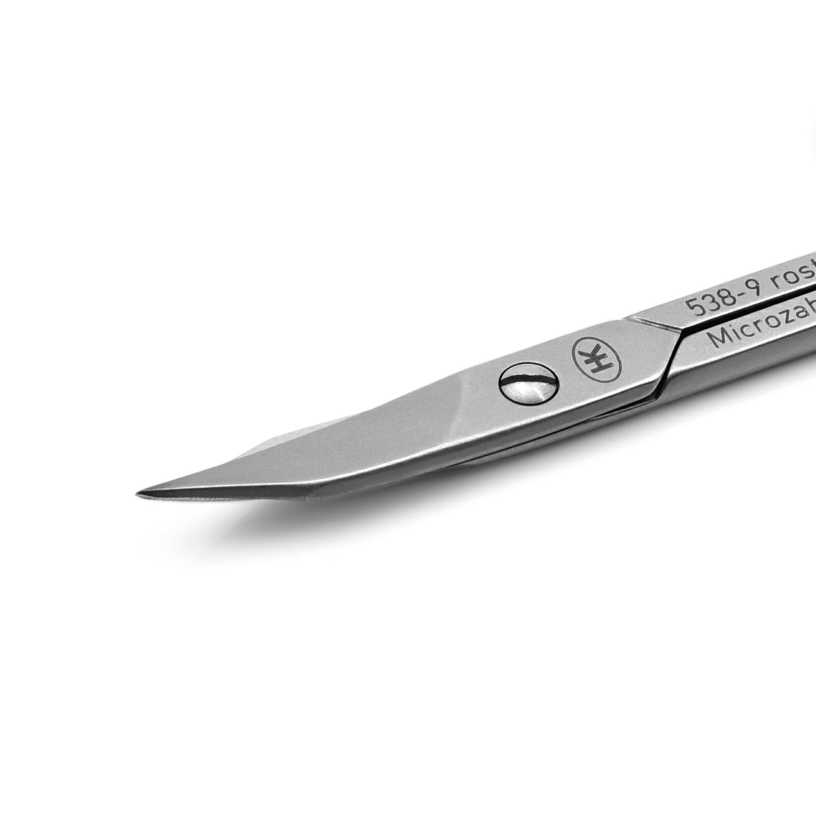 Hans Kniebes 2-in-1 Combination Nail Scissors with tower tip blades for Cuticles, Stainless Steel