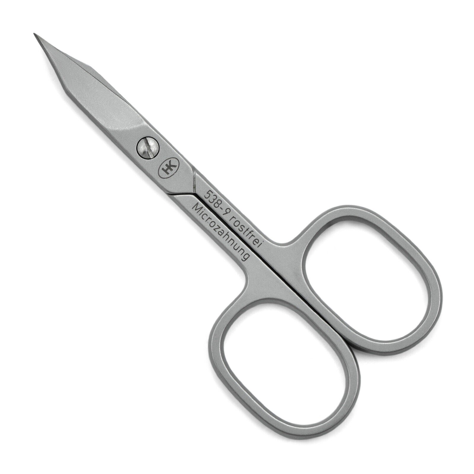 Hans Kniebes 2-in-1 Combination Nail Scissors with tower tip blades for Cuticles, Stainless Steel