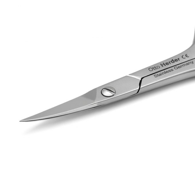 Otto Herder Small Bent Nail Clippers, Stainless Steel, Made in Germany