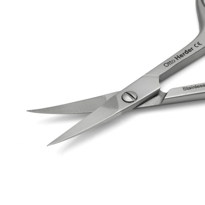 Otto Herder Nail Scissors, Stainless Steel, made in Germany