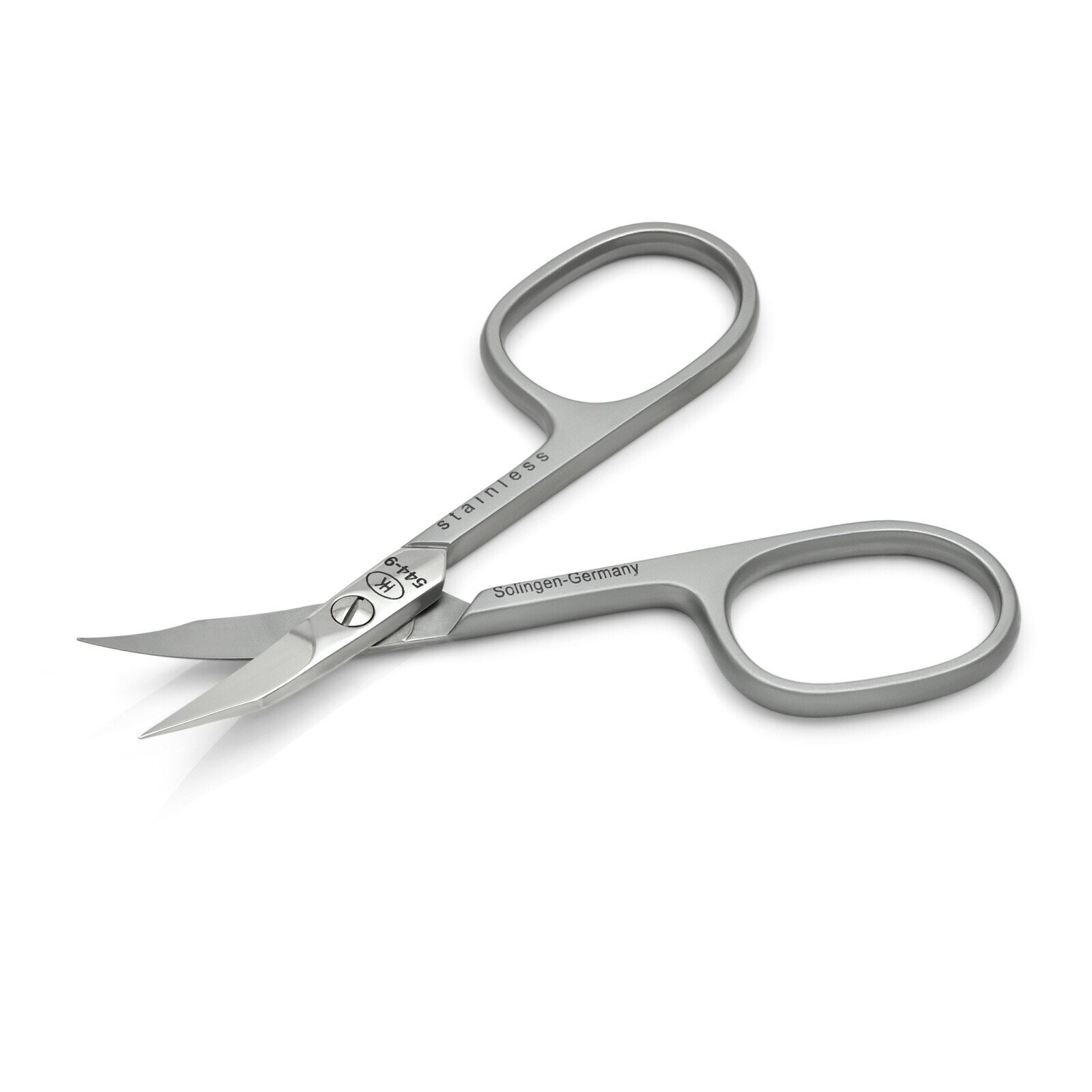 Hans Kniebes 2-in-1 Combination Nail Scissors with tower tip blades for Cuticles, Stainless Steel