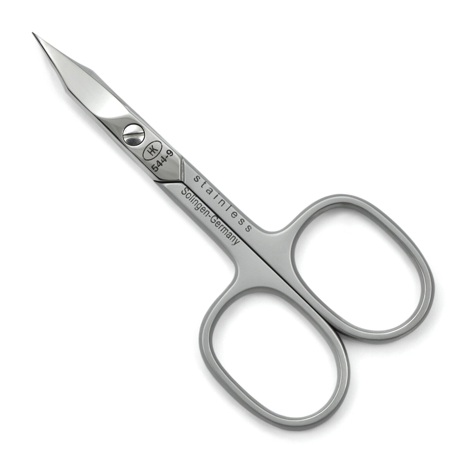 Hans Kniebes 2-in-1 Combination Nail Scissors with tower tip blades for Cuticles, Stainless Steel