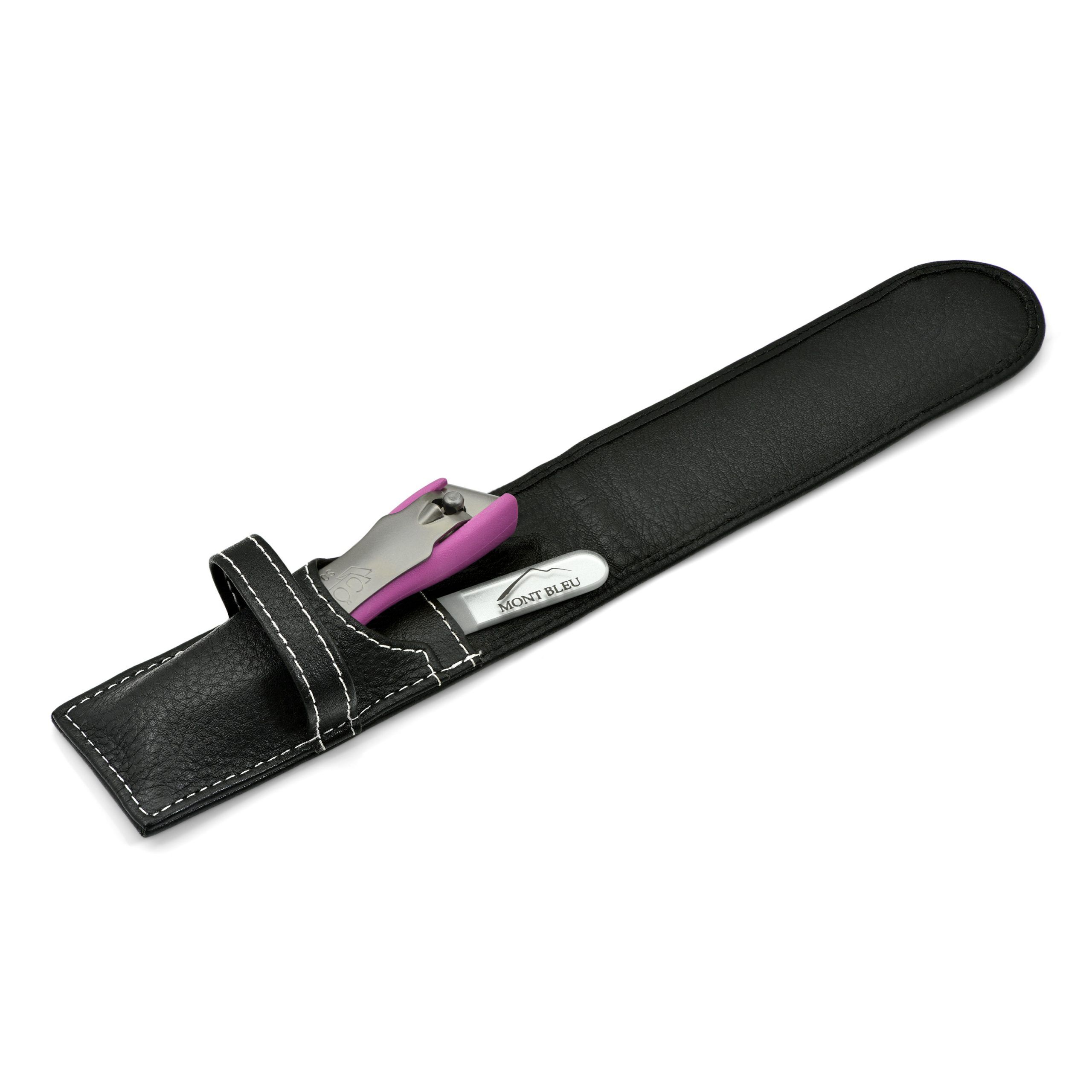 GÖSOL 2-piece Manicure Set with Nail Clippers & Nail File in Leather Case, Made in Solingen (Germany) GÖSOL 2-piece Manicure Set with Nail Clippers & Nail File in Leather Case, Made in Solingen (Germany)