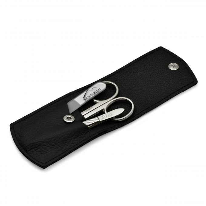 GÖSOL 3-piece Manicure Set in Leather Case, Made in Germany