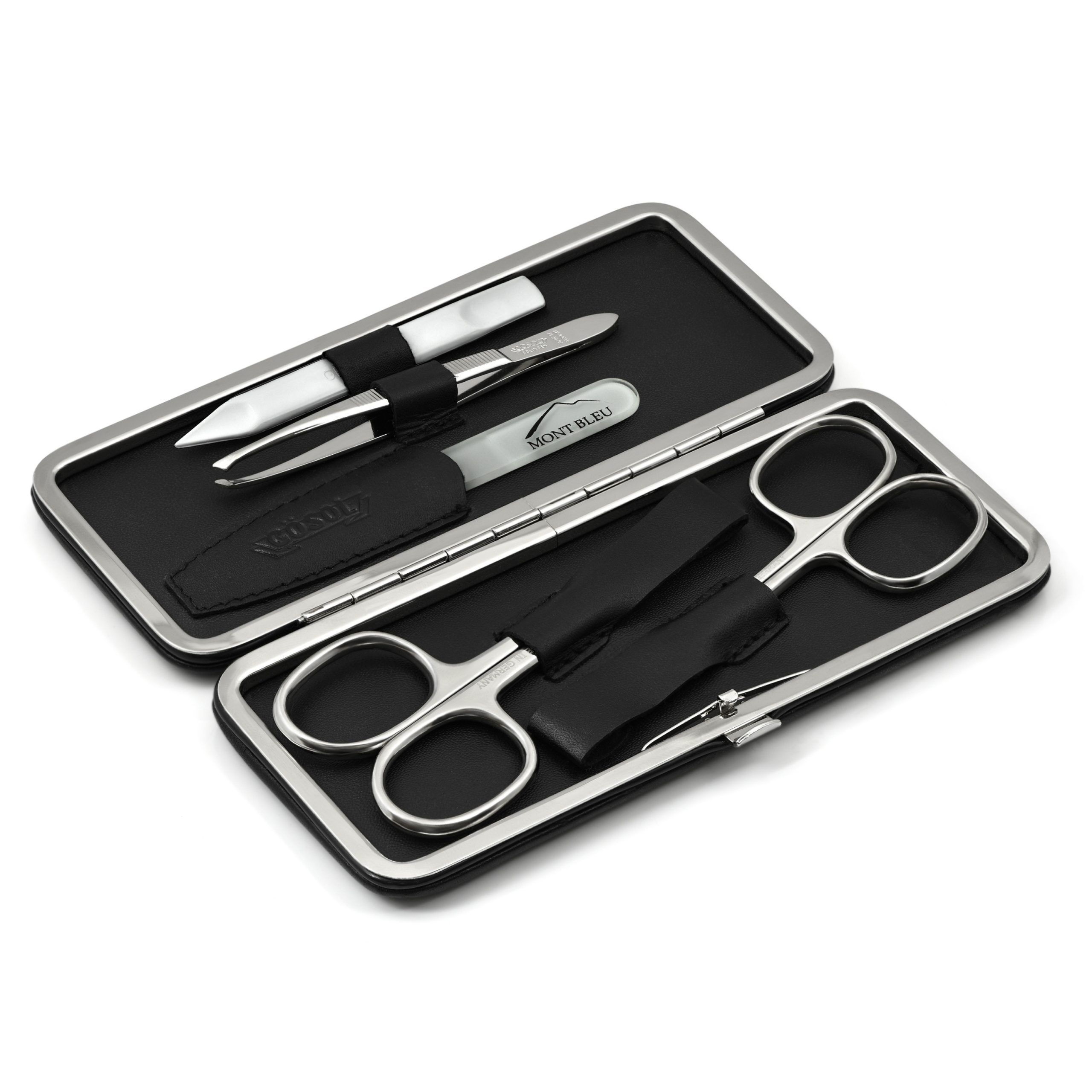 GÖSOL 5-piece Manicure Set in Leather Case, Made in Germany GÖSOL 5-piece Manicure Set in Leather Case, Made in Germany
