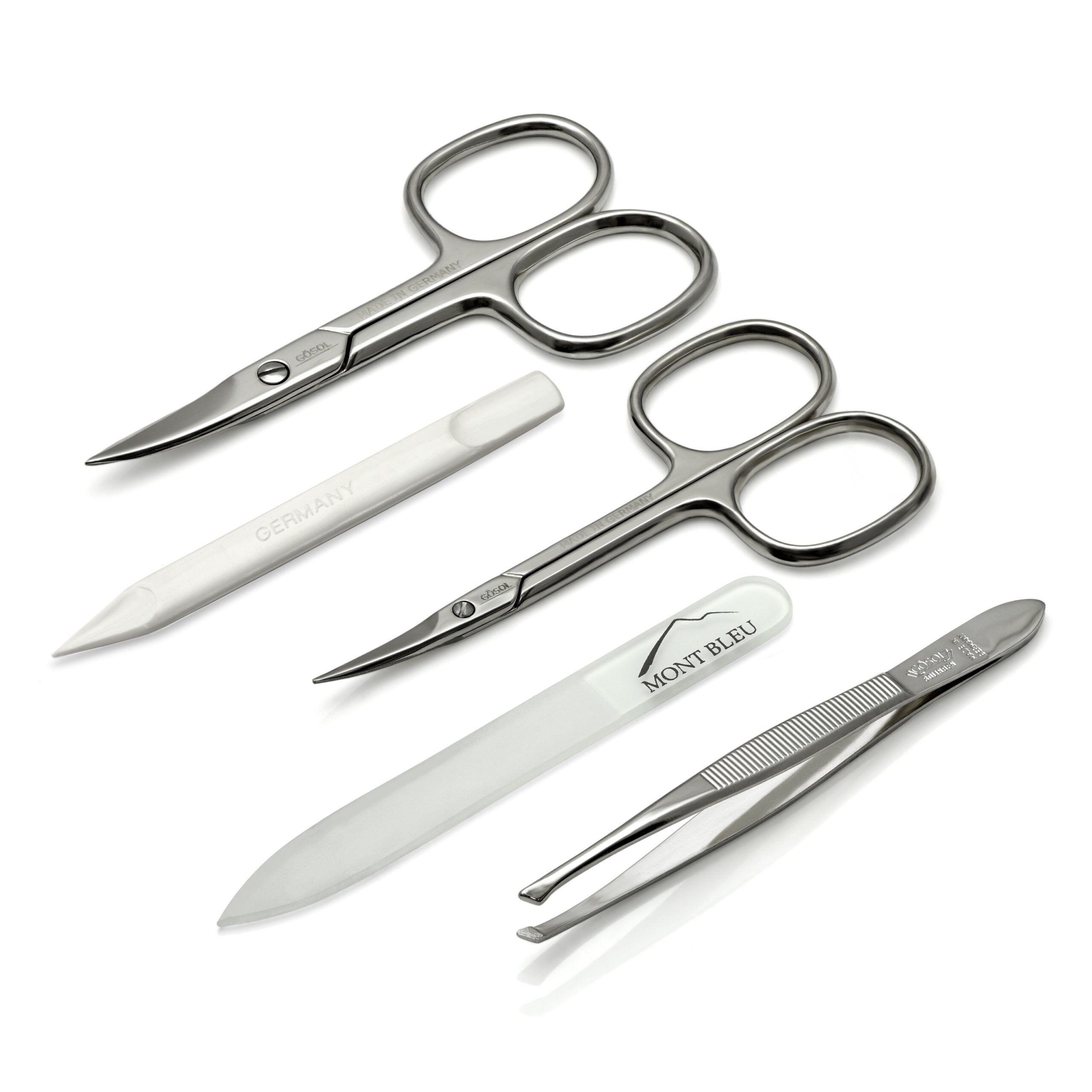 GÖSOL 5-piece Manicure Set in Leather Case, Made in Germany GÖSOL 5-piece Manicure Set in Leather Case, Made in Germany