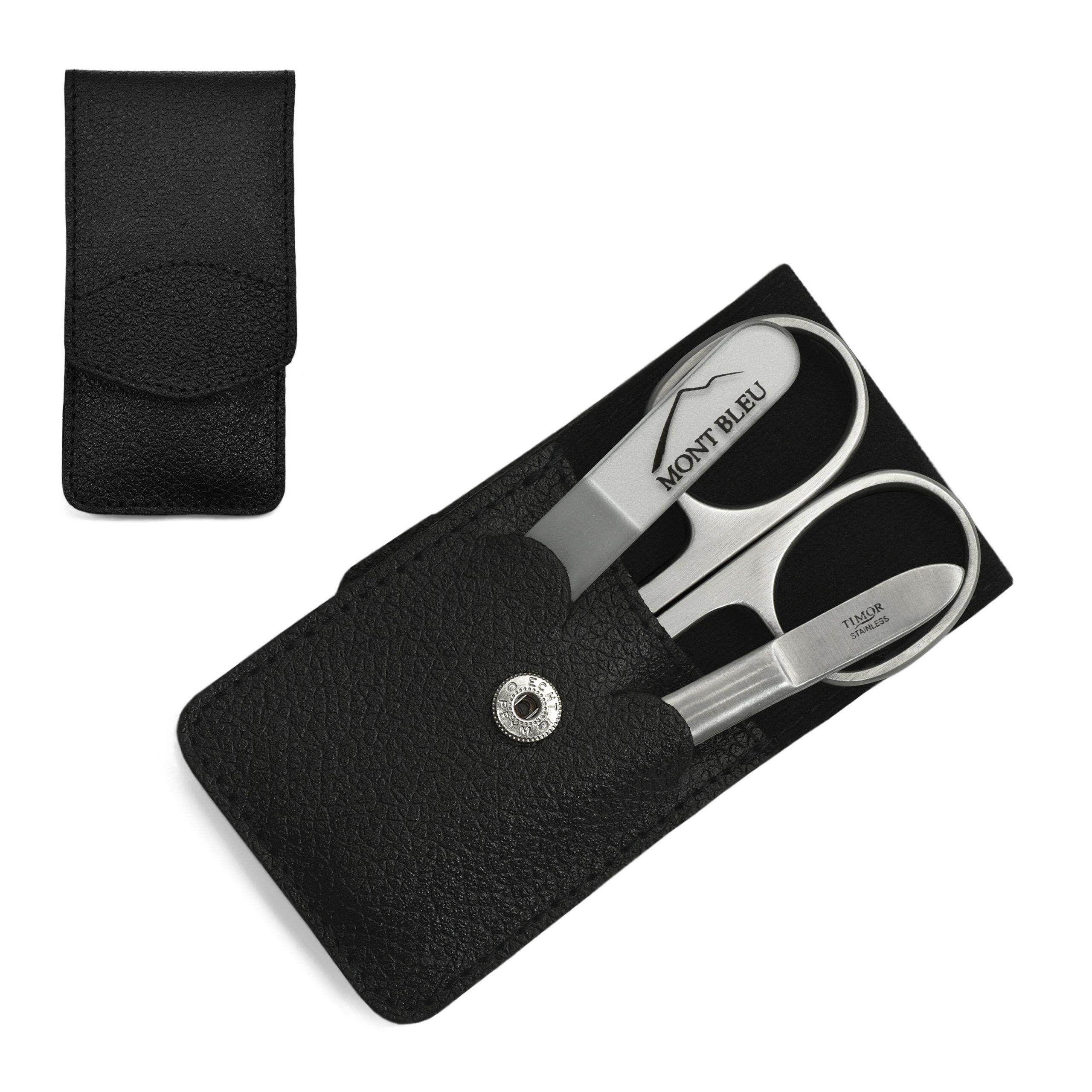 Giesen & Forsthoff's Timor 3-piece Manicure Set in Leather Case